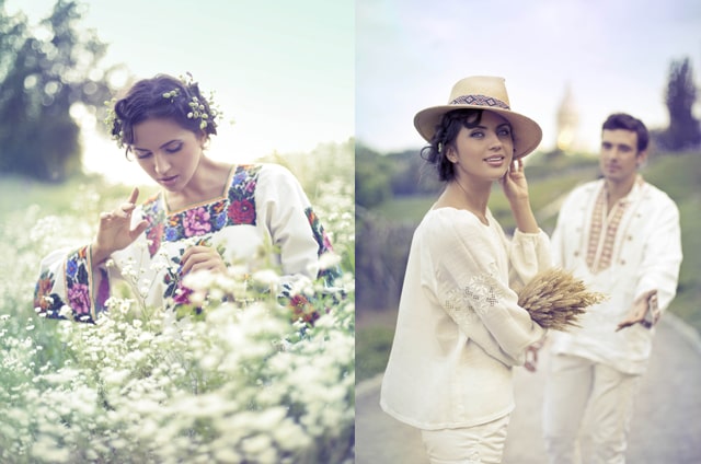 фото весільна сукня з вишивкою 